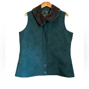 Wool rich fleece lined vest